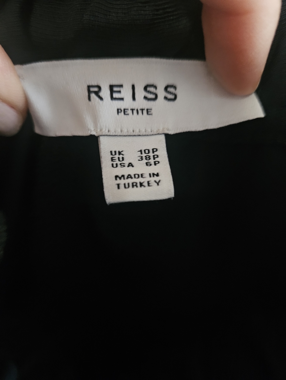 Reiss Petite 6P Navy Drawstring Pants - Picture 4 of 5